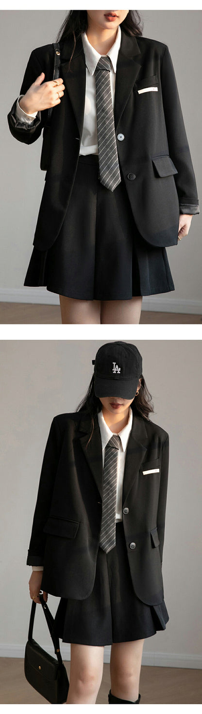 卒業式スーツ スーツ 制服 2点 4点セット 女の子 卒業式 卒服 韓国 JK  小学校女子 小学生 中学生 高校生 小学校 服 女子 フォーマル 入学式 韓国風 スカート ジャケット スーツ レディース 子供服 制服 フォーマルスーツ 成人式 お受験 七五三 試合着 撮影 大人っぽい