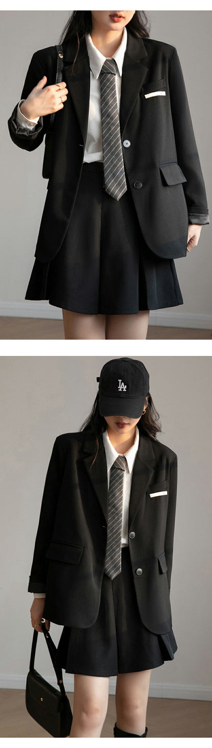 卒業式スーツ スーツ 制服 2点 4点セット 女の子 卒業式 卒服 韓国 JK  小学校女子 小学生 中学生 高校生 小学校 服 女子 フォーマル 入学式 韓国風 スカート ジャケット スーツ レディース 子供服 制服 フォーマルスーツ 成人式 お受験 七五三 試合着 撮影 大人っぽい