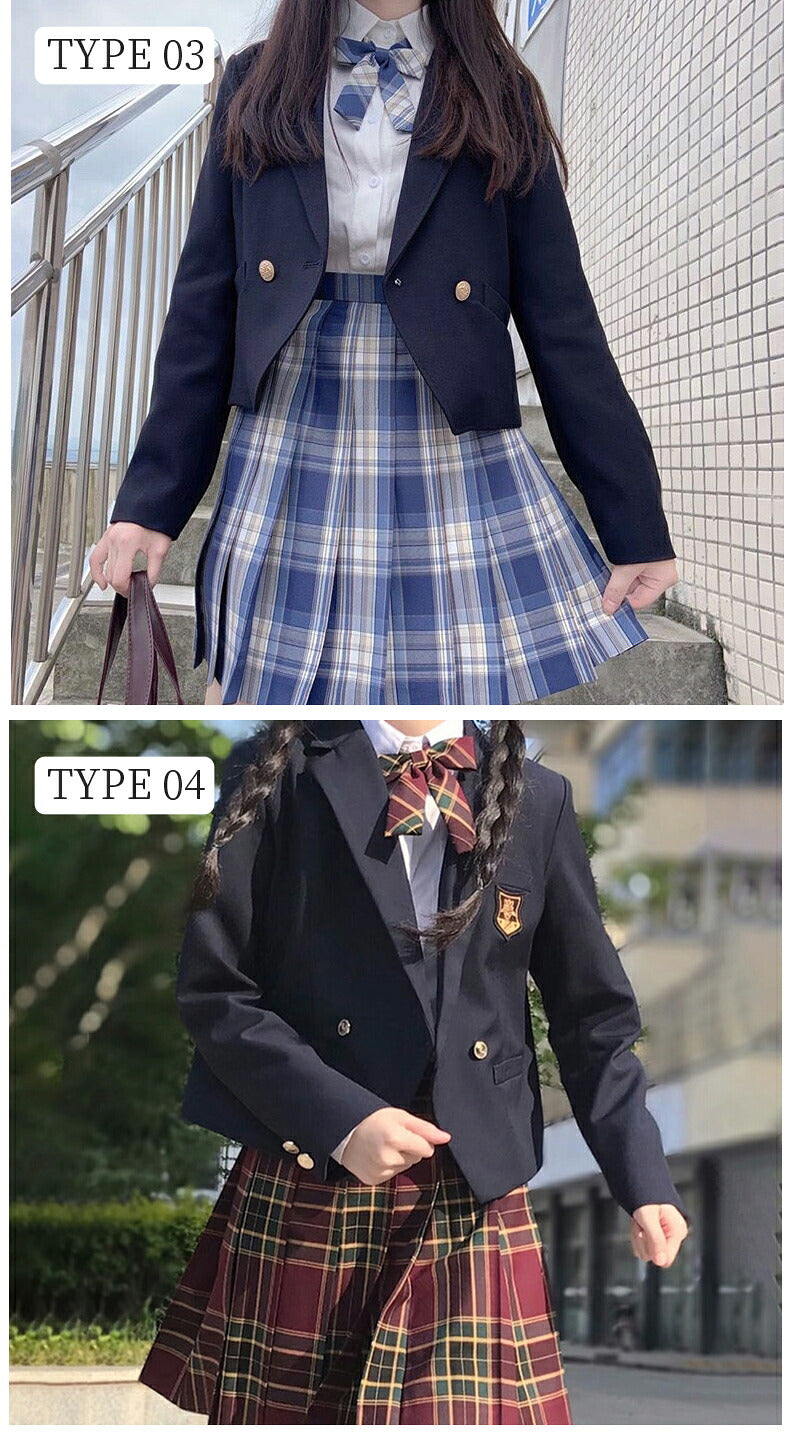 卒業式 スーツ 女の子 6点セット フォーマルスーツ 入学式 子供スーツ jk制服 入学式スーツ 高校生 小学生 中学生 女子高生 キッズ ジャケット ブラウス スーツセット チェックスカート フォーマル 制服 大きいサイズ スカート リボン