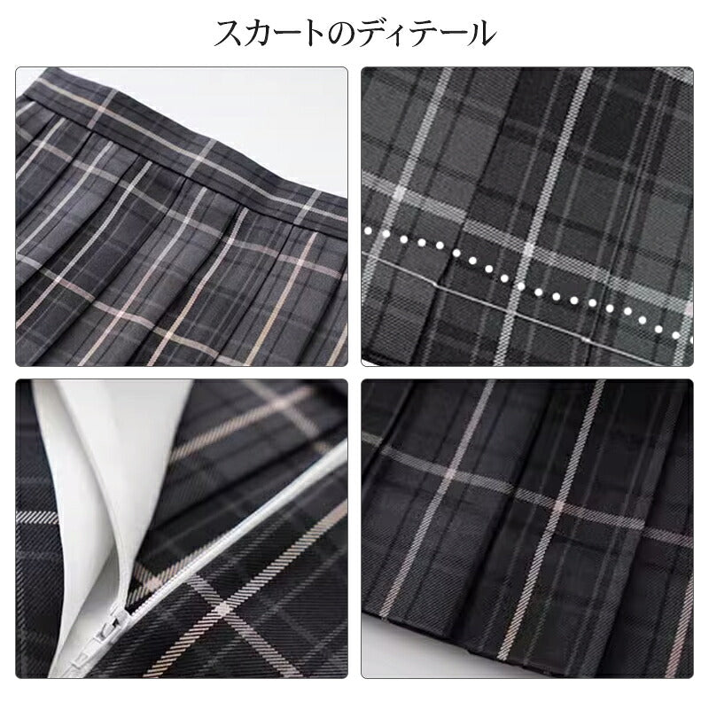 卒業式 スーツ 女の子 6点セット フォーマルスーツ 入学式 子供スーツ jk制服 入学式スーツ 高校生 小学生 中学生 女子高生 キッズ ジャケット ブラウス スーツセット チェックスカート フォーマル 制服 大きいサイズ スカート リボン