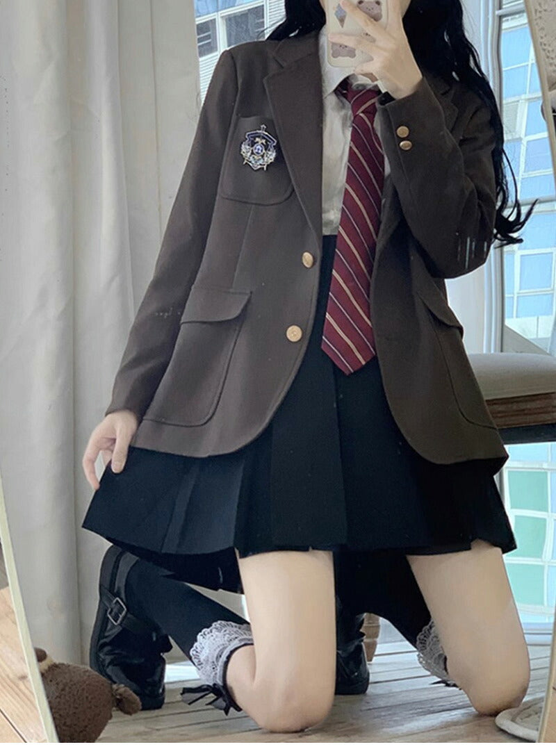 卒業式 スーツ 女の子 5点セット フォーマルスーツ スーツ女の子 子供スーツ キッズスーツ jk制服 子供服 高校生 小学生 小学校 女子高生 入学式 ジャケット スカート リボン ブラウス 中学生 XS S M L XL XXL 150 160 165 韓国風