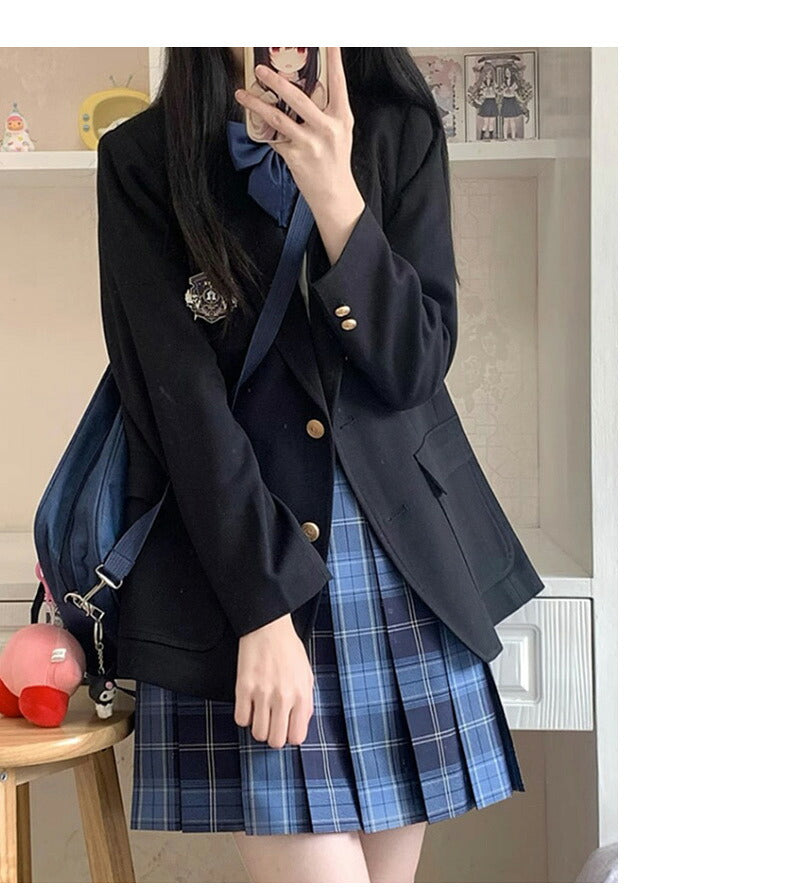 卒業式 スーツ 女の子 5点セット フォーマルスーツ スーツ女の子 子供スーツ キッズスーツ jk制服 子供服 高校生 小学生 小学校 女子高生 入学式 ジャケット スカート リボン ブラウス 中学生 XS S M L XL XXL 150 160 165 韓国風