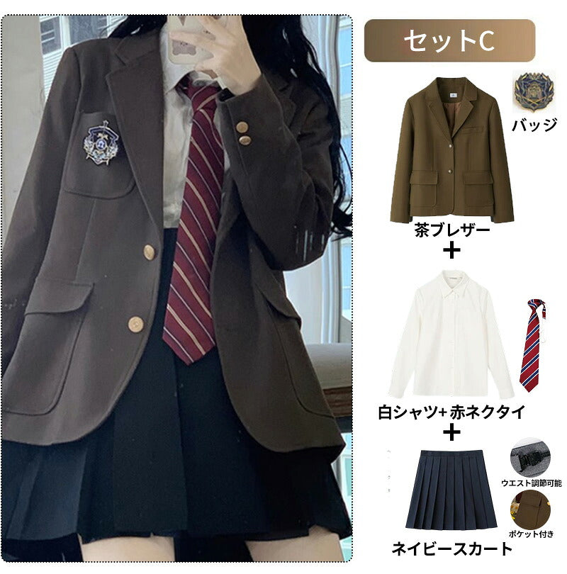 卒業式 スーツ 女の子 5点セット フォーマルスーツ スーツ女の子 子供スーツ キッズスーツ jk制服 子供服 高校生 小学生 小学校 女子高生 入学式 ジャケット スカート リボン ブラウス 中学生 XS S M L XL XXL 150 160 165 韓国風