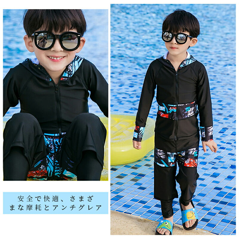 【最後の在庫処分】ペア水着 親子水着 ラッシュガード カップル 長袖 ペアルック 水着 レディース 上下セット メンズ ウェットスーツ セットアップ 競泳 人気 大きいサイズ おしゃれ 体型カバー UV 紫外線 対策 トップス ショートパンツ 子供水着 女子 男の子