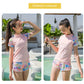 一部即納★ キッズ 水着 女の子 ジュニア フィットネス水着 ラッシュガード セパレート ショーツ 2点セット 半袖 レディース ガールズ 水遊び プール 海 川 動きやすい おしゃれ かわいい 体型カバー 大人も対応 140cm 150cm 160cm 170cm