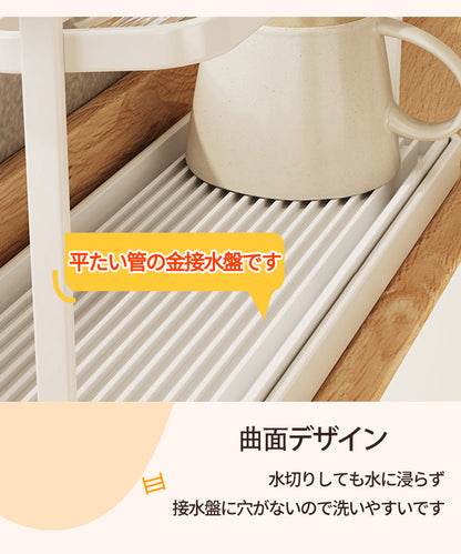 ボトルスタンド コップスタンド 水切り 2段式 コンパクト ラック ボールスタンド ボトルスタンド 食器 水筒スタンド カップホルダー ホワイト 水筒干し ボトル収納 キッチン収納 省スペース シンプル 哺乳瓶スタンド ワイドジャグボトルスタンド