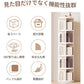 回転式本棚 飾り棚 絵本棚 回転本棚 2 3 4 5段 子供 漫画 ブックシェルフ 省スペース A4 耐荷重30kg 絵本 漫画 小さい 回転ラック 木目 CDtana-010