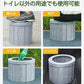 簡易トイレ 非常用トイレ 防災用品 非常用簡易トイレ　汚物袋 収納袋 付き　 耐荷重150kg　折りたたみ  防災 携帯トイレ 災害用トイレ ポータブルトイレ toilet-011