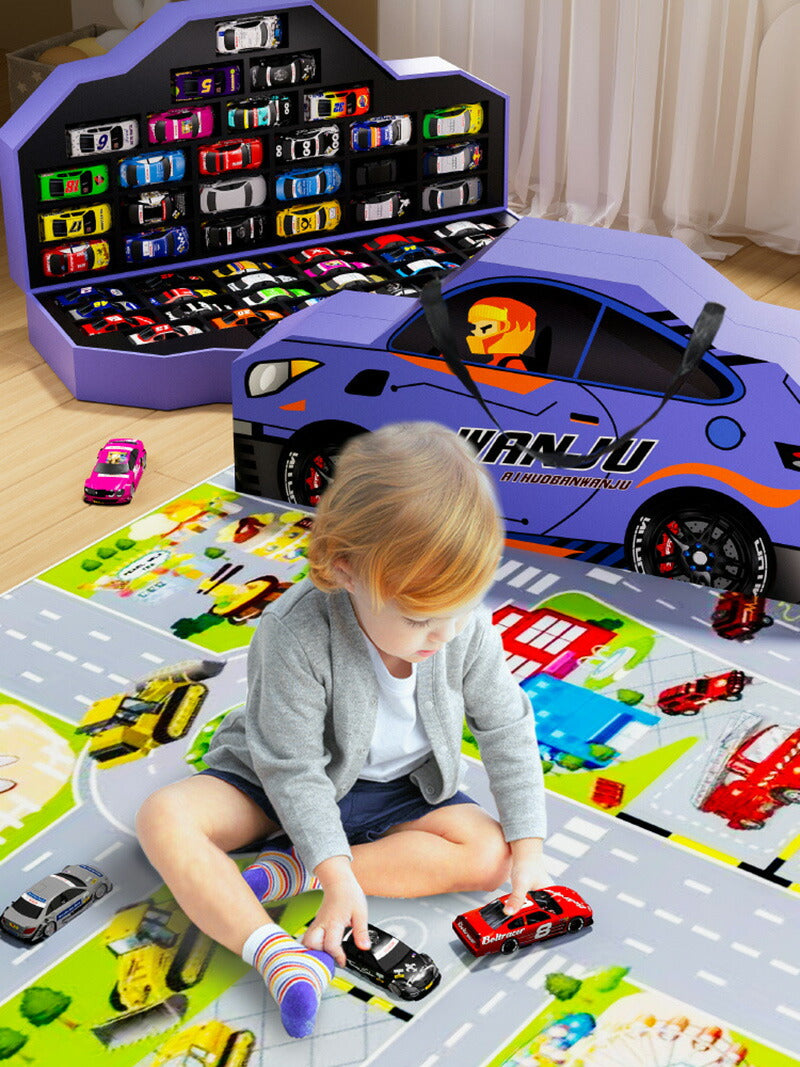 【50台入り】ミニカー カー 合金車 知育玩具  おもちゃ 車 幼児 子供 キッズ 子供の日 誕生日 孫 出産祝い 入toy-001