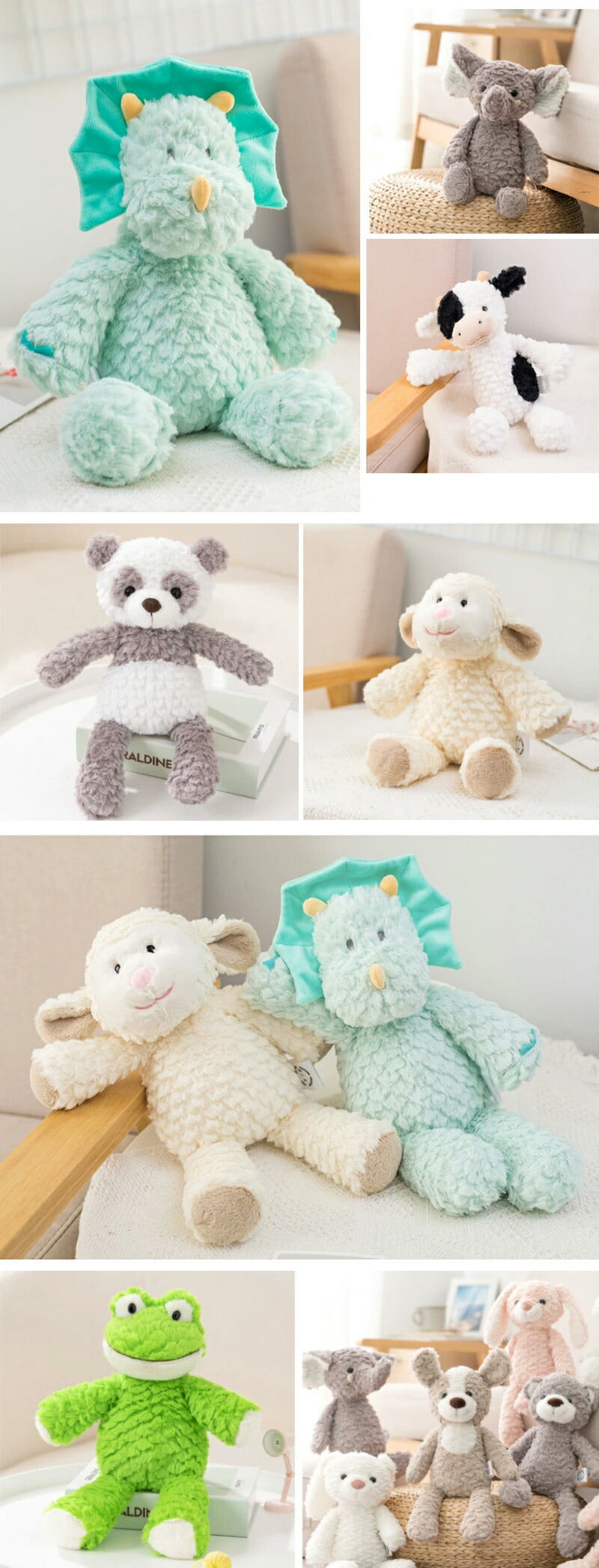 【クーポン利用で1580円★20日終了】ぬいぐるみ ベビー うさぎ 赤ちゃん ファーストトイ 女の子 ふわふわ おもちゃ もこもこ くま 犬 男の子 いぬ キッtoy-003