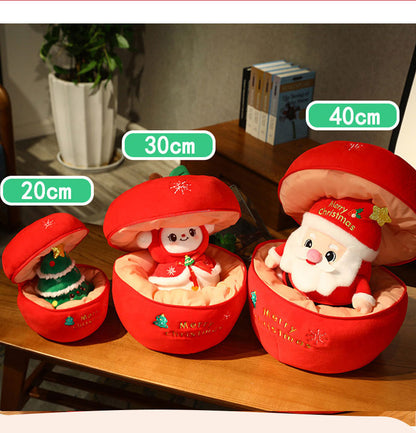 ぬいぐるみ サンタさん トナカイ カピバラ クリスマス クリスマスツリー 雪だるま クマ surpise 赤ちゃん 子供 キッズ おもちゃ クッション 枕 柔らかい 可愛い ふかふか インテリア 彼女 祝い 贈り物 ギフト 収納 女の子 誕生日 プレゼント christmas 20cm/30cm/40cm