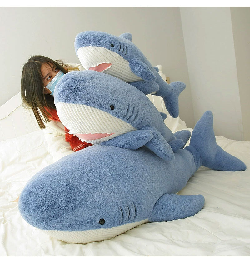 ぬいぐるみ 赤ちゃん サメ 鮫 さめ シャーク 魚 サメぬいぐるみ クジラ 大きい 子供 キッズ おもちゃ だきまくら クッション 枕 まくら柔らかい 可愛い 縫い包み ふかふか 抱き枕 インテリア ギフト お祝い 贈り物 クリスマス  女の子 誕生日 プレゼント