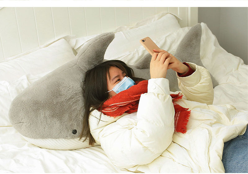 ぬいぐるみ 赤ちゃん サメ 鮫 さめ シャーク 魚 サメぬいぐるみ クジラ 大きい 子供 キッズ おもちゃ だきまくら クッション 枕 まくら柔らかい 可愛い 縫い包み ふかふか 抱き枕 インテリア ギフト お祝い 贈り物 クリスマス  女の子 誕生日 プレゼント