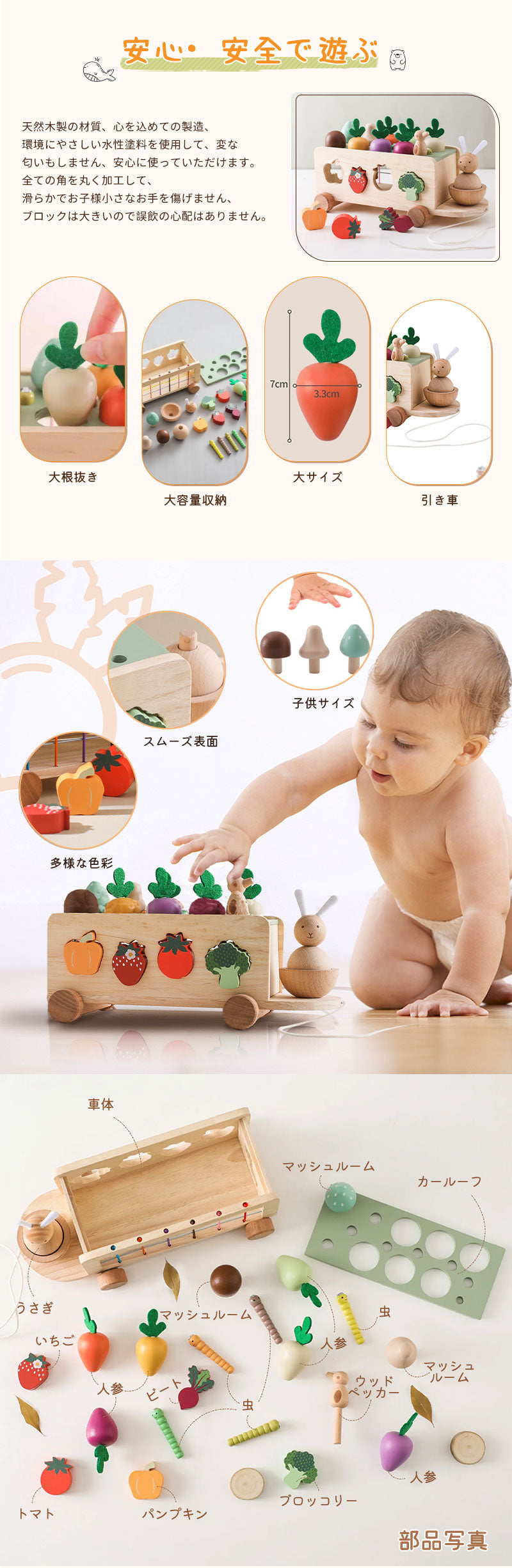 型はめ おもちゃ 立体パズル 形合わせ はめ込み はめ込みパズル 押し車 モンテソッリー 積み木 木製の車おもちゃ 子供 1歳 2歳 3歳 赤ちゃん 形状認識 知育玩具 入園お祝い 車 型はめパズル 出産祝い