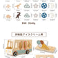 型はめ おもちゃ 立体パズル 形合わせ はめ込み はめ込みパズル 押し車 モンテソッリー 積み木 木製の車おもちゃ 子供 1歳 2歳 3歳 赤ちゃん 形状認識 知育玩具 入園お祝い 車 型はめパズル 出産祝い