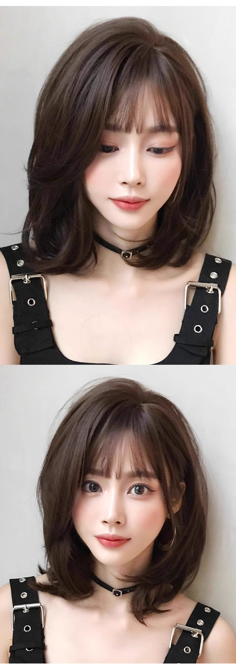 ウィッグ ボブ ミディアム 黒髪 自然 セミロング カツラ かつら 桂 ウイッグ ウェーブ カール ボブウィッグ フルウィッグ レディース 女性 耐熱 ヘアウィッグ 可愛い ハロウィン 普段使い