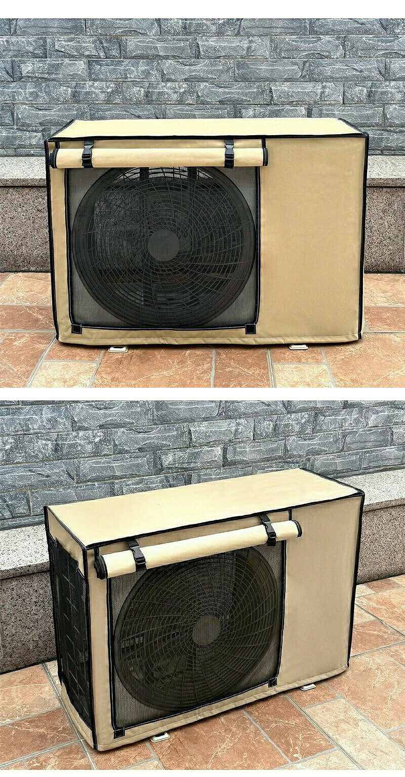 エアコン室外機カバー 室外機カバー エアコン 室外機 遮熱エコカバー アルミ構造 省エネ 日よけ 紫外線対策 直射日光対策 室外機保護カバー 保護カバー 屋外カバー 防水カバー 簡単取り付け 撥水 防水 サビ防止 劣化防止 汚れ防止 丈夫  戸建て 屋外用 オールシーズン
