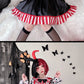 ハロウィン コスプレ ピエロ魔女 衣装 大人 ピエロ 3点セット コスチューム レディース 女性 ゾンビ デビル ピエロガール 魔法使い 魔法少女 ハロウィン衣装 赤黒 忘年会/新年会コスプレ衣装 セクシー ゴスロリ 吸血鬼 悪魔 キュート ミニワンピ 送料無料