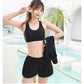 【クーポン利用で2,412円★20日迄】体型カバー 水着 レディース かわいい セパレート 体型カバー水着 韓国 中学生 高校生 おしゃれ 3点セット 20代 女の子 小胸 二の腕カバー 露出控えめ 可愛い 夏 10代 140cm 150cm 160cm ラッシュガード ママ水着 スポーティー