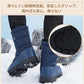 スノーシューズ レディース スノーブーツ メンズ アウトドアウインターブーツ 滑らない 防水 おしゃれ ボアブーツ ロング 大きいサイズ ジュニアムートンブーツxdx-001