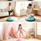 バランスボール 46cm 58cm 子供 半円形 半円 ボール バランスドーム 体幹トレーニング バランス ストレッチ ダイエット バランスディスク 腹筋 健康器具 宅ト 自宅 子供用 キッズ 半球 ボディバランスドーム バランストレーニング 鍛える 空気入れ チューブ付き