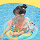 浮き輪 かわいい ベビーボート 1歳~6歳 子供用 足入れ浮き輪 座付き ベビー用浮き輪 飛行機の形 安全厚いエコPVC 赤ちゃんうきわ 男の子 女の子 海フロswimring-007