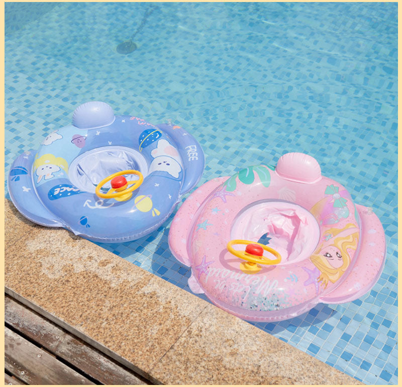 浮き輪 かわいい ベビーボート 1歳~6歳 子供用 足入れ浮き輪 座付き ベビー用浮き輪 飛行機の形 安全厚いエコPVC 赤ちゃんうきわ 男の子 女の子 海フロswimring-007