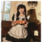メイド服 6点セット コスプレ 可愛い 女の子 レディース メンズ 半袖 ロリータ ワンピース 黒 ピンク ハロウィン 大きいサイズ 定番 S-2XL 男性ウケ バレンタイン かわいい コスチューム 頭飾り クラシック ゴスロリ メイド 服