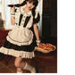 メイド服 6点セット コスプレ 可愛い 女の子 レディース メンズ 半袖 ロリータ ワンピース 黒 ピンク ハロウィン 大きいサイズ 定番 S-2XL 男性ウケ バレンタイン かわいい コスチューム 頭飾り クラシック ゴスロリ メイド 服